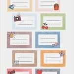 Namensschilder Basteln Vorlagen Süß Etiketten Zum Ausdrucken Handmade Kultur