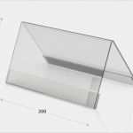 Namensschilder Tischaufsteller Vorlage Schönste Tischaufsteller In Dachform Acryl 200 X 100 Mm B H