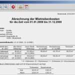Nebenkostenabrechnung Vorlage Word Kostenlos Angenehm Mietnebenkostenrechner Download