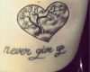 Never Give Up Tattoo Vorlagen Angenehm Tree Of Life Tattoo "never Give Up" In Memory Of My