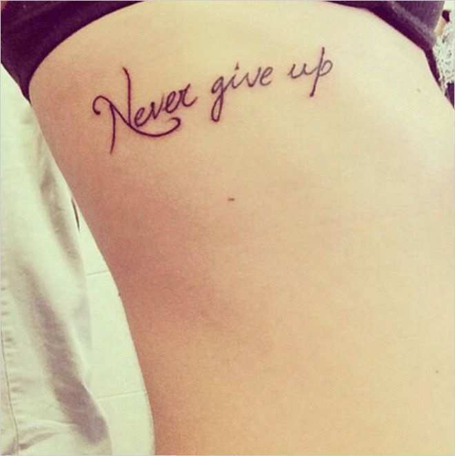 Never Give Up Tattoo Vorlagen Best Of 63 Ideias De Frases Para Tatuar