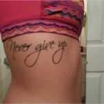 Never Give Up Tattoo Vorlagen Neu Never Give Up Tattoo On My Side My Pins