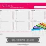 Newsletter Liste Vorlage Bewundernswert Weekly Planner Kostenloser Download