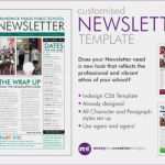 Newsletter Vorlage Indesign Schön Customise A Newsletter Template In Indesign