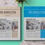 Newsletter Vorlage Indesign Wunderbar Business Newsletter Template