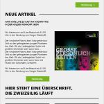 Newsletter Vorlage Outlook Cool Die 40 Besten Newsletter Beispiele Newsletter2go