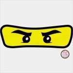 Ninjago Augen Vorlage Angenehm Printable Iron Transfer Ninjago Eyes Editable Pdf
