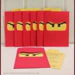 Ninjago Einladung Vorlage Fabelhaft Invitations Card Birthday Ninjago Party