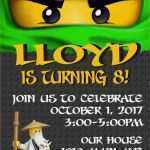 Ninjago Einladungskarten Vorlage Elegant Ninjago Einladungskarten