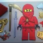 Ninjago Einladungskarten Vorlage Gut Schultüte Bastelset Ninjago Schultüte Ninja