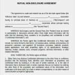 Non Disclosure Agreement Deutsch Vorlage Best Of Confidentiality Agreement Non Disclosure Agreement Sample