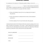 Non Disclosure Agreement Deutsch Vorlage Best Of Free Sample Confidentiality Agreement
