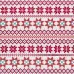 Norwegermuster Vorlagen Großartig Patchworkstoff nordic Holiday norweger Muster Weiß Rot