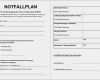 Notfallplan Vorlage Word Erstaunlich Muster Notfallplan
