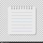 Notizblock Vorlage Pdf Erstaunlich Realistic Template Notepad with Spiral Blank Cover Design