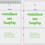 Notizblock Vorlage Pdf Neu Mondbresal Notizblockhüllen Aus Snappap Freebie