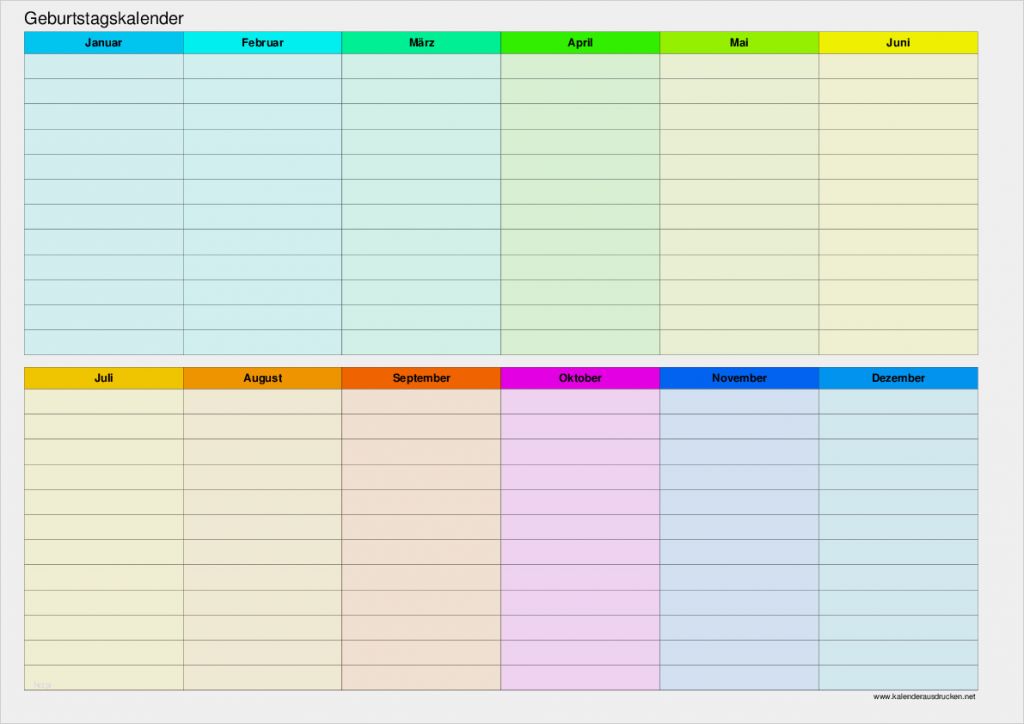 Nürnberger Versicherung Kündigen Vorlage Best Of Geburtstagskalender Zum Ausdrucken