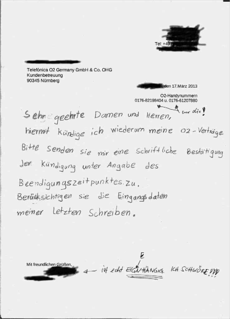 O2 Kündigung Dsl Vorlage Fabelhaft O2 Kündigung Vorlage Zum Drucken Kündigung Vorlage Fwptc