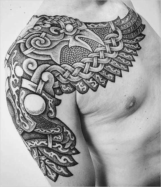 Odins Raben Tattoo Vorlagen Fabelhaft 60 Odins Ravens Tattoo Designs