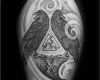 Odins Raben Tattoo Vorlagen Hübsch 60 Odin’s Ravens Tattoo Designs for Men Huginn and