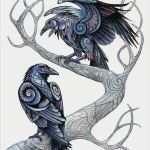 Odins Raben Tattoo Vorlagen Inspiration Odin´s Raben Raven