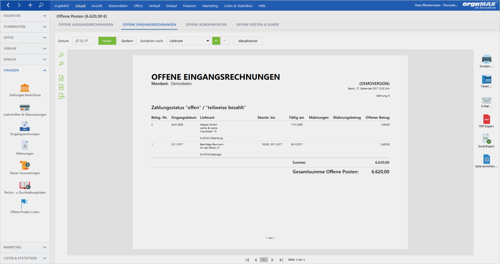 Offene Rechnungen Einfordern Vorlage Luxus Fene Posten Listen