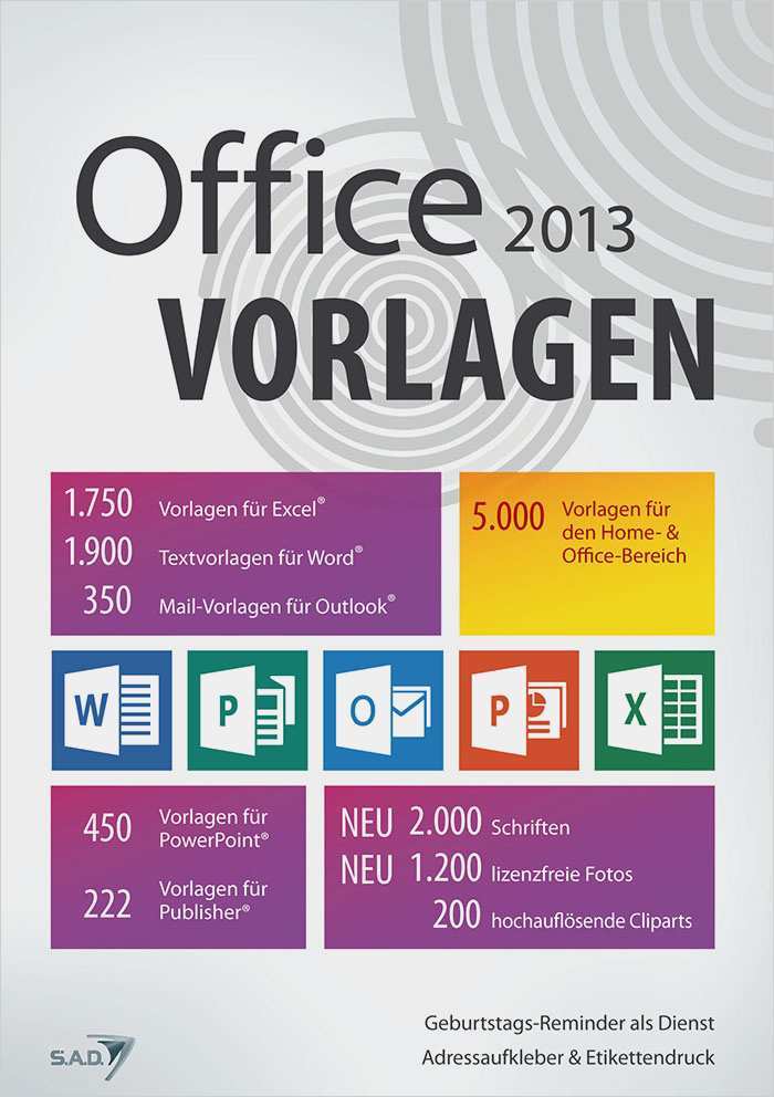 Office 2013 Vorlagen Hübsch sonstige Produkte › S A D Gmbh