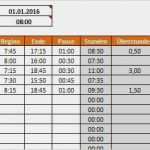 Office Vorlagen 2016 Genial Arbeitszeitnachweis Excel Vorlage