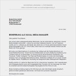 Office Vorlagen Management Beste Bewerbung Als social Media Manager social Media