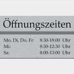 öffnungszeiten Schild Vorlage Beste Türschild Öffnungszeiten Classicline Größe 200 X