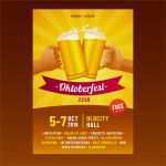 Oktoberfest Flyer Vorlage Angenehm Oktoberfest Flyer Kostenlose Vektor Kunst Archiv
