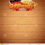 Oktoberfest Flyer Vorlage Schön Oktoberfest Poster Menu Template Vector Image