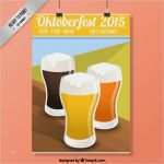Oktoberfest Plakat Vorlage Kostenlos Neu Oktoberfest Plakat Mit Gläser Bier