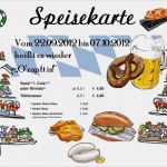 Oktoberfest Speisekarte Vorlage Beste Künstler Illustrationen Oktoberfest