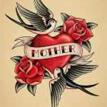 Old School Tattoo Vorlagen Best Of Mother Love Old School Tattoo Print