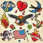 Old School Tattoo Vorlagen Schönste Old School Tattoo 24 Kostenlose Vorlagen Und Kreative