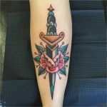 Old School Tattoo Vorlagen Wunderbar Tattoovorlage Schwert Sticht Rose