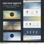 One Pager Vorlage Angenehm E Page Website Template and Different Header Designs