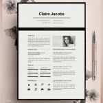 One Pager Vorlage Elegant Kreative Lebenslauf Vorlage Cv Vorlage Instant Download