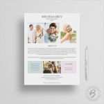 One Pager Vorlage Elegant Über Mich Seite Vorlage Für Shop