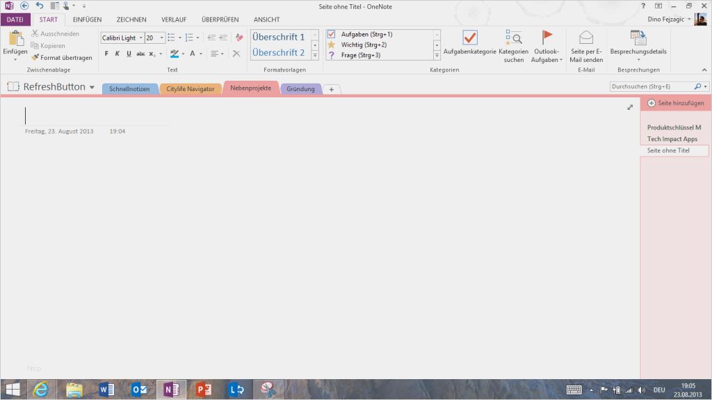 Onenote Projekt Vorlage Bewundernswert App Design Vorlage Mit Enote Erstellen – Tsjdev
