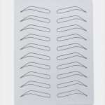 Onlineshop Vorlage Erstaunlich Übungshaut Mit Vorzeichnung Für Microblading Technik