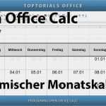Open Office Präsentation Vorlagen Erstellen Best Of Dynamischen Monatskalender Erstellen Download