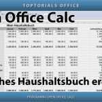Open Office Präsentation Vorlagen Erstellen Wunderbar Einfaches Haushaltsbuch Erstellen Open Fice Calc