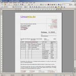 Open Office Präsentation Vorlagen Gut Rechnungsvorlage Für Open Fice Gratis Zum Download