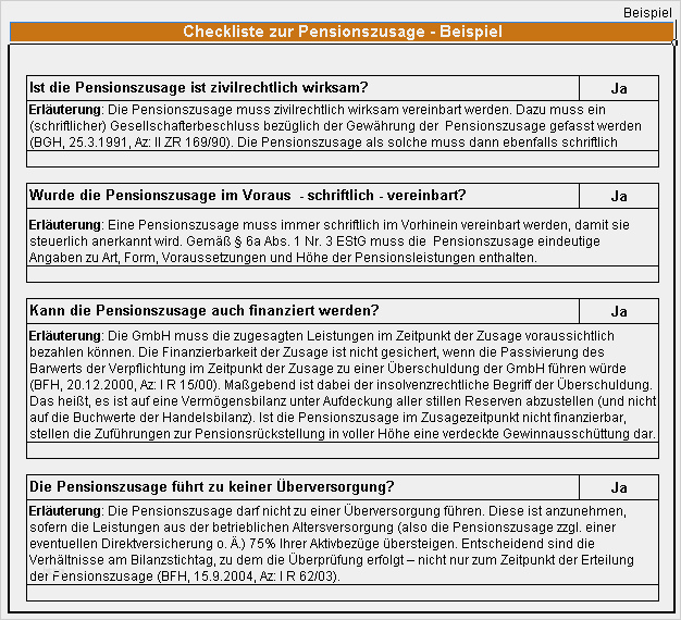 Openoffice Kundendatenbank Vorlage Gut Checkliste Pensionszusage Excel Vorlagen Shop