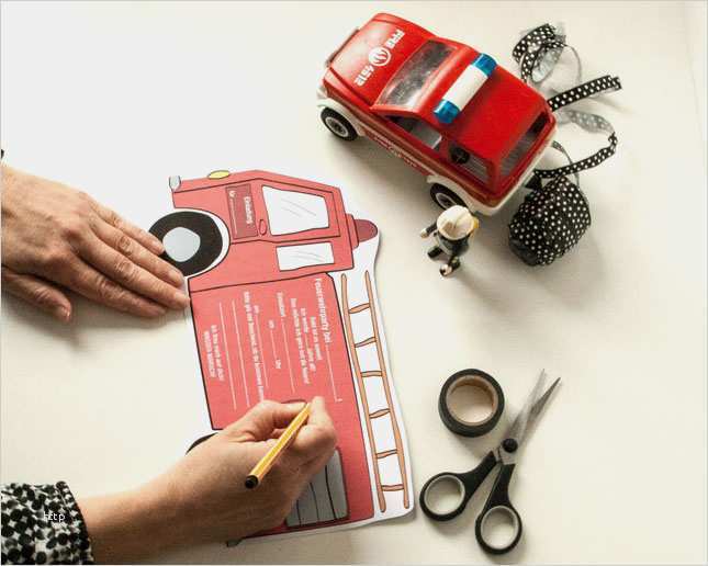 Orden Selber Basteln Vorlage Erstaunlich Feuerwehr Geburtstag Limmaland