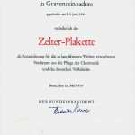 Orden Vorlage Süß Die Zelter Plakette • Virtuelles ordensmuseum