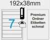 Ordner Etiketten Schmal Vorlage Erstaunlich ordnerrücken Etiketten Set 190x61mm Und 192x38mm Breit Und