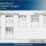 Ordner Vorlage Word Luxus Avery Zweckform Etiketten Drucken software Download
